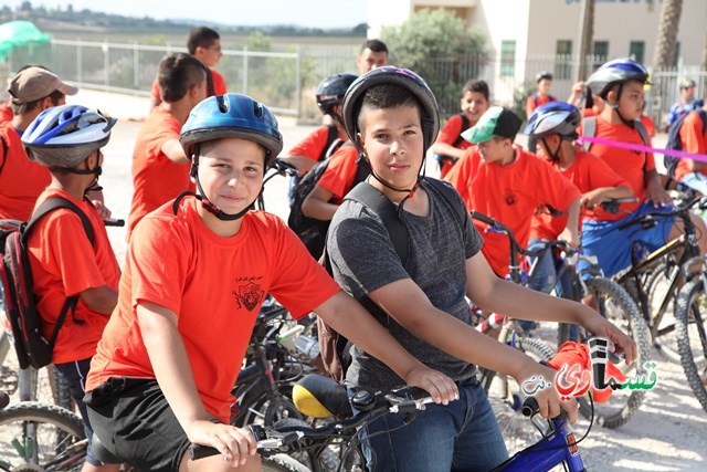 كفرقرع: مسيرة الدراجات الهوائية الـ16 تحت شعار نعم للرياضة نعم للتسامح والمحبة